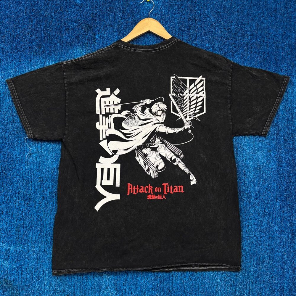 Attack on Titan Final Season Survey Corps Captain Levi Tee L